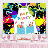 Toile de fond colorée de fête d'anniversaire d'art de graffiti pour le garçon